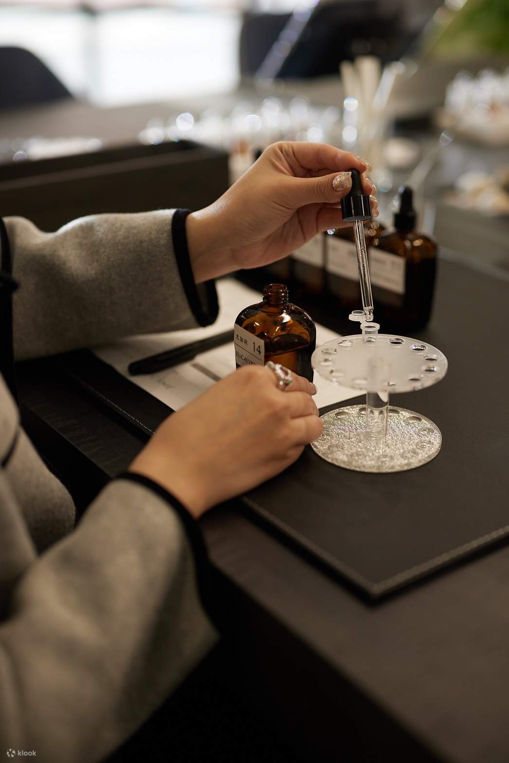 Création de parfum DIY immersive